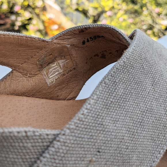 Garnet Hill wedge sandals EU 37 in excellent used condition - Picture 5 of 11